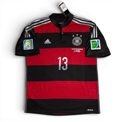 Germany's away jersey for the 2014 World Cup. Thomas Muller.
