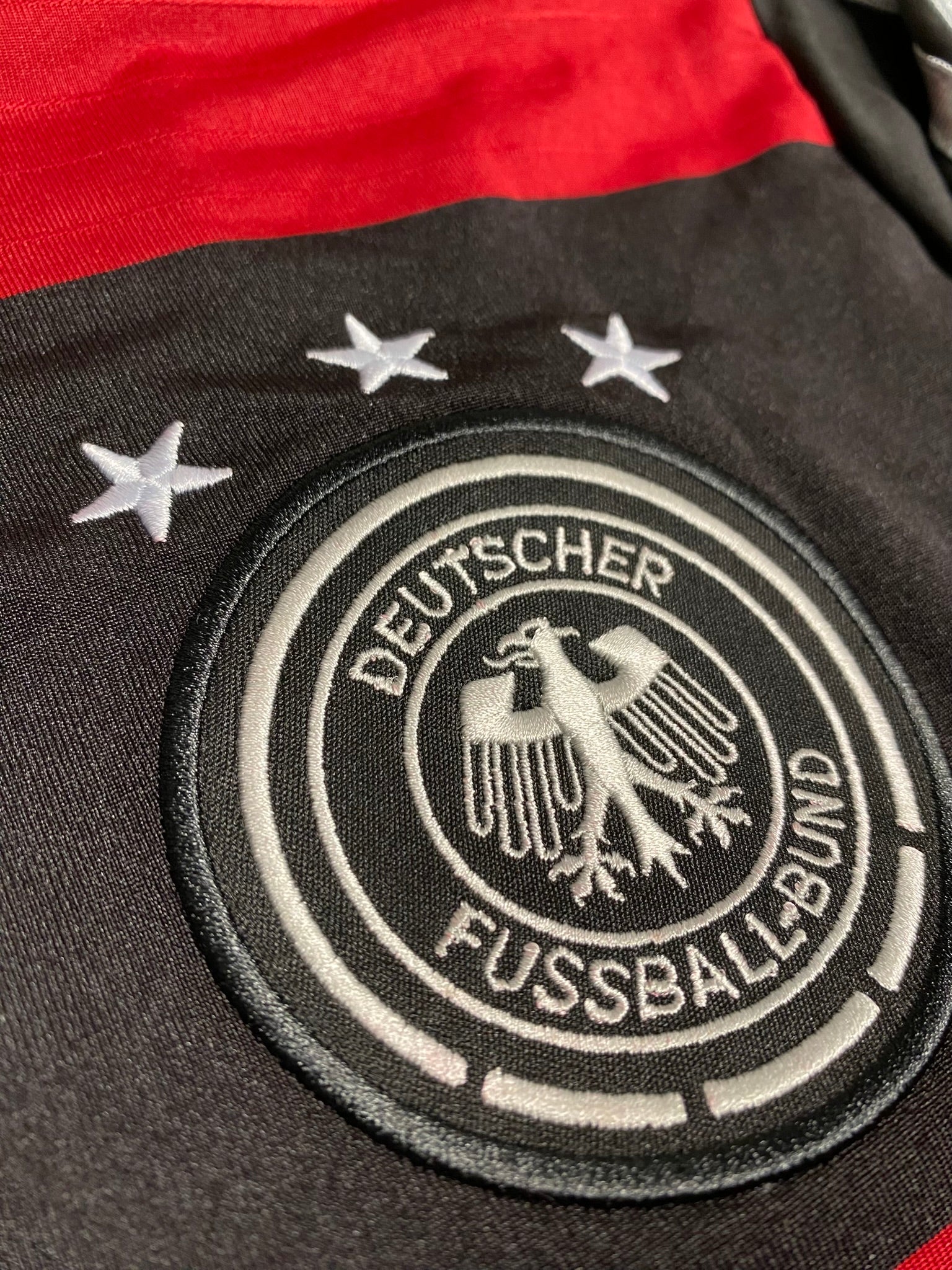 Germany's away jersey for the 2014 World Cup. Thomas Muller.