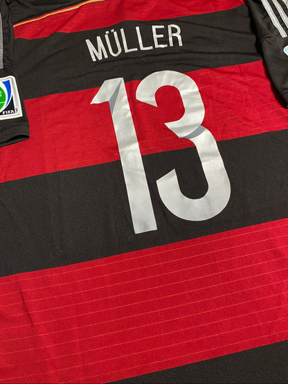 Germany's away jersey for the 2014 World Cup. Thomas Muller.