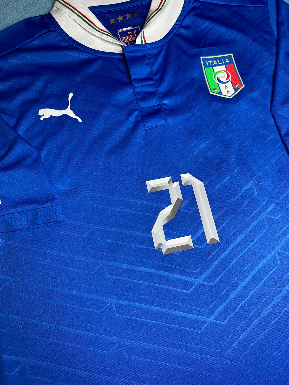 Italy's home jersey for UEFA EURO 2012. Andrea Pirlo.