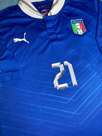 Italy's home jersey for UEFA EURO 2012. Andrea Pirlo.