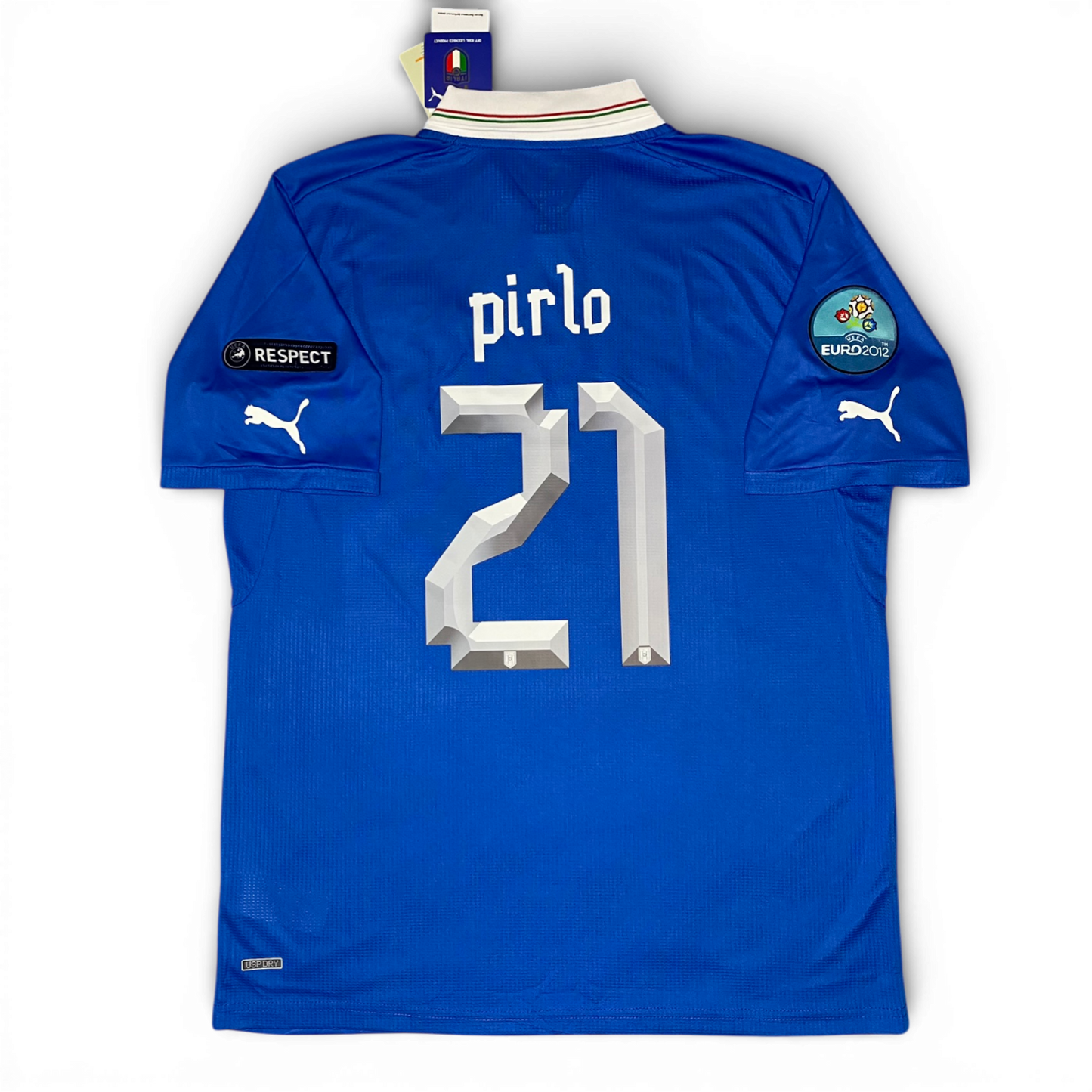Italy's home jersey for UEFA EURO 2012. Andrea Pirlo.