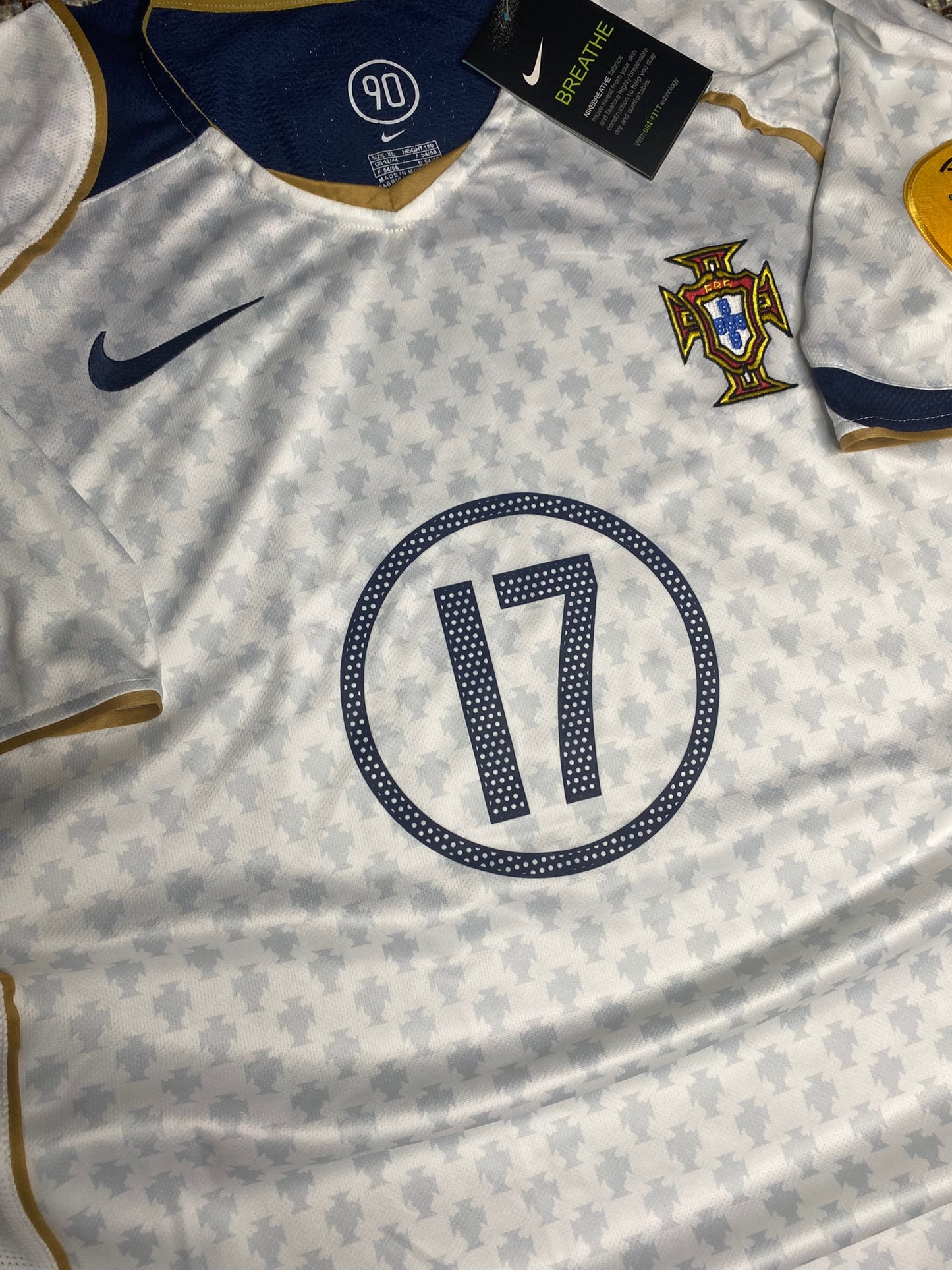 Portugal's 2004 away jersey. Cristiano Ronaldo.