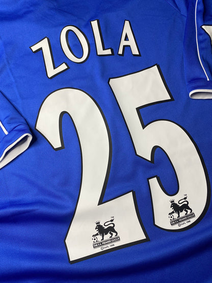 Chelsea home jersey. Season 01/03. Gianfranco Zola