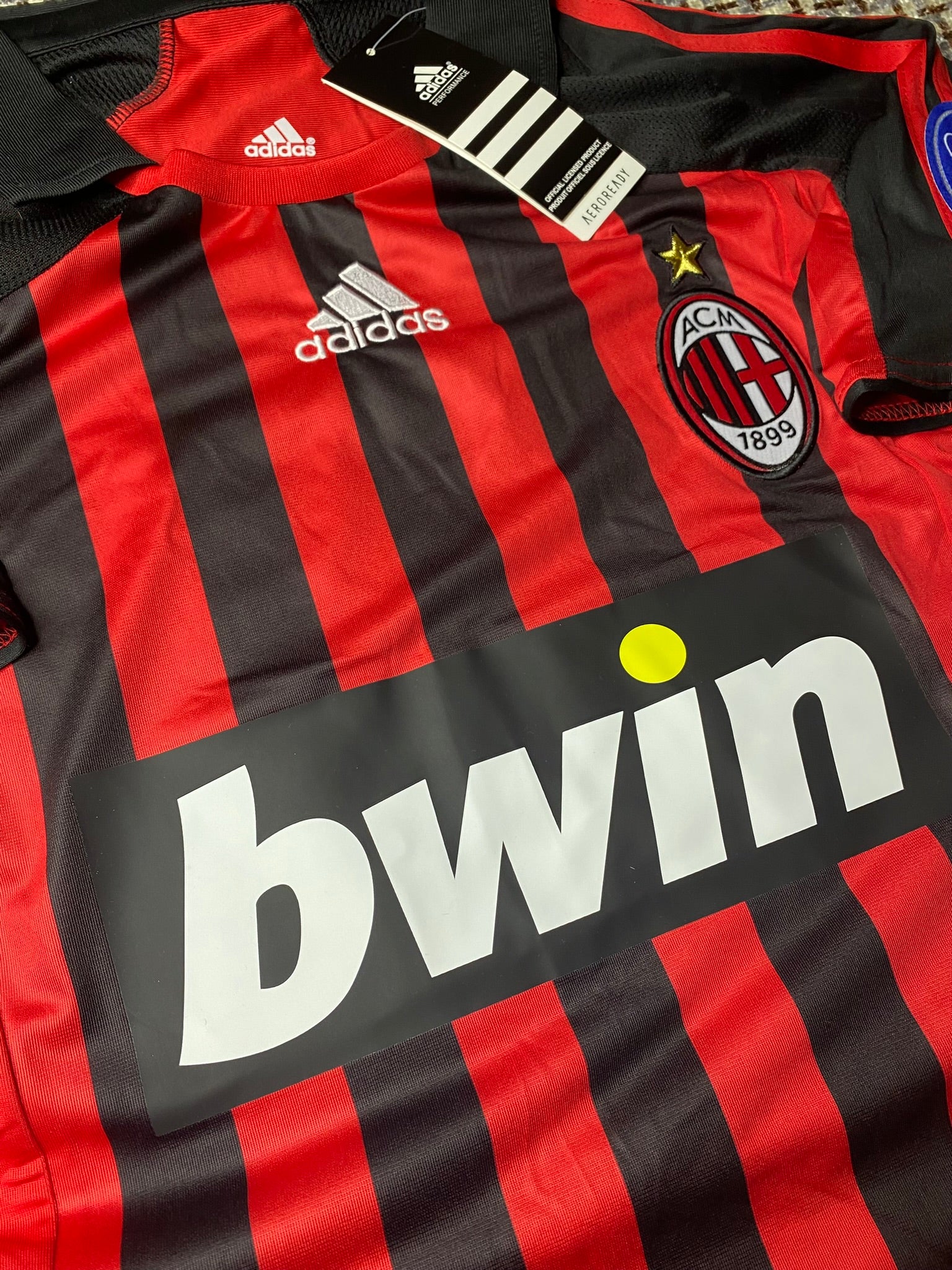 AC Milan home jersey. Season 07/08. Ricardo Kaka