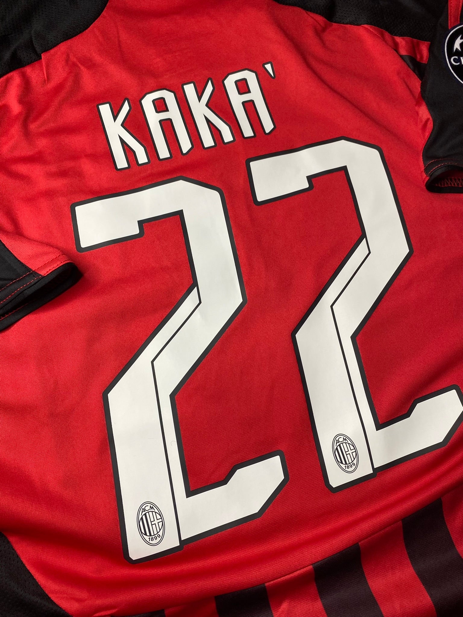 AC Milan home jersey. Season 07/08. Ricardo Kaka