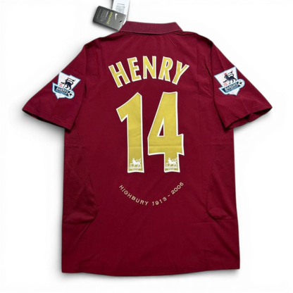 Arsenal's home jersey. Season 05/06. Thierry Henry