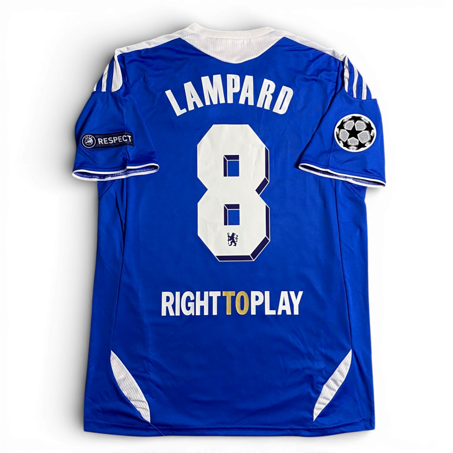Chelsea's home jersey for the 2012 Champions League Final. Frank Lampard.