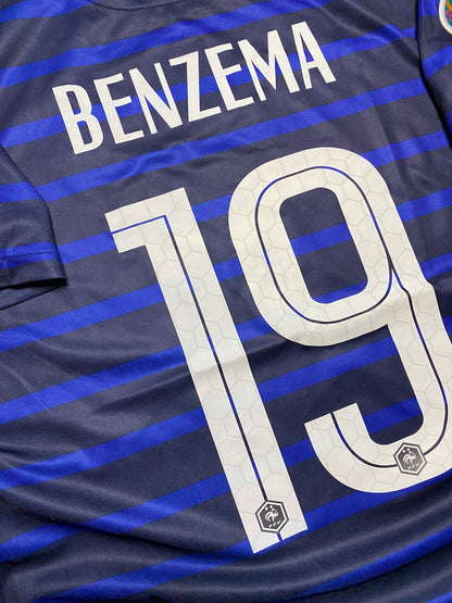 France's 2021 Home Jersey. Karim Benzema.