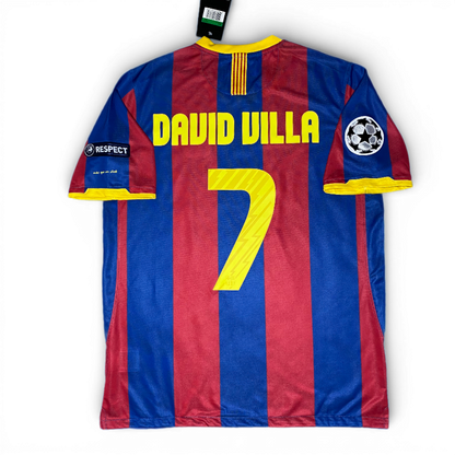 Barcelona's home jersey. Season 10/11. David Villa.