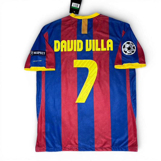 Barcelona's home jersey. Season 10/11. David Villa.