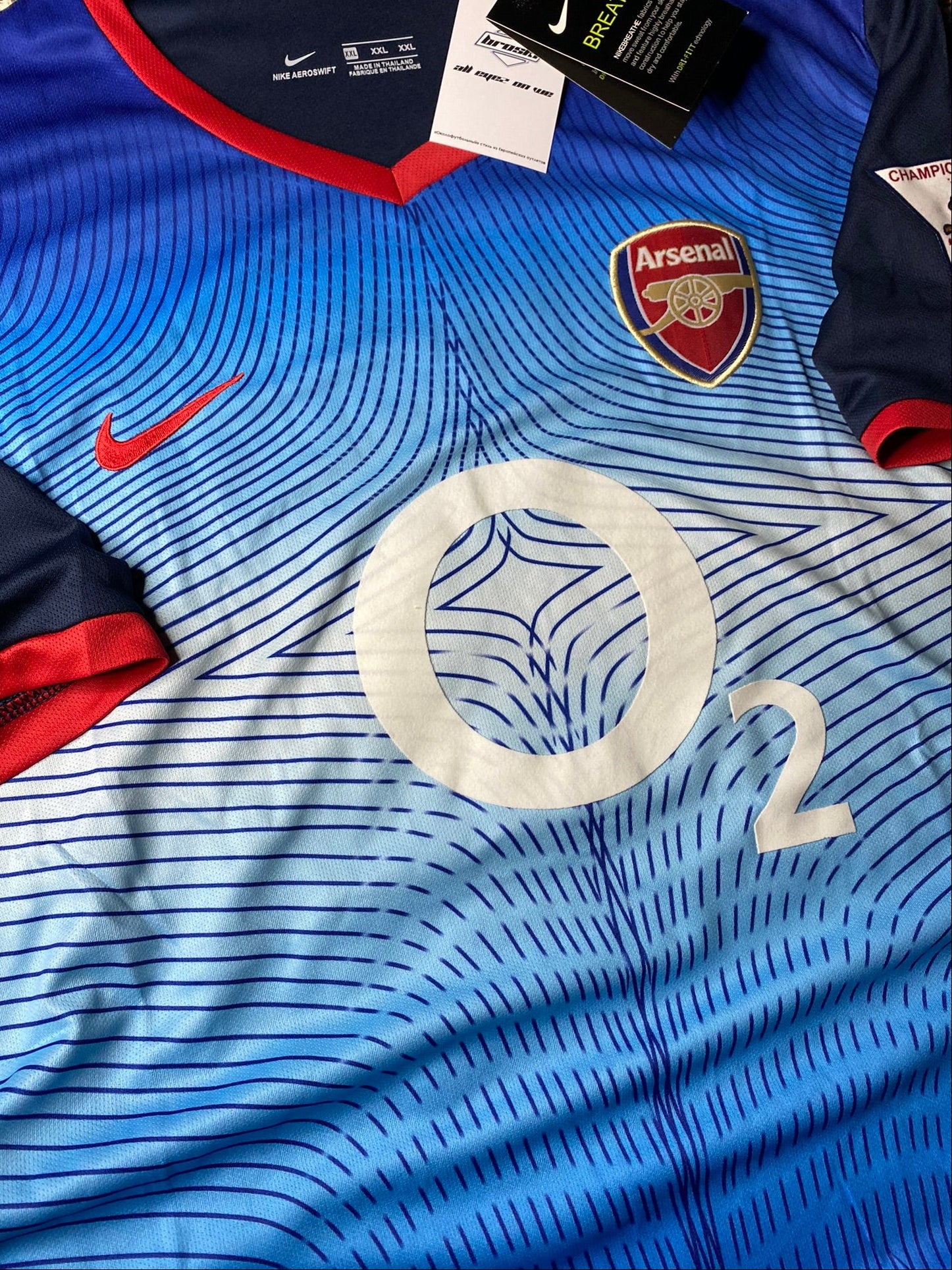 Arsenal's away jersey. Season 02/03. Thierry Henry.