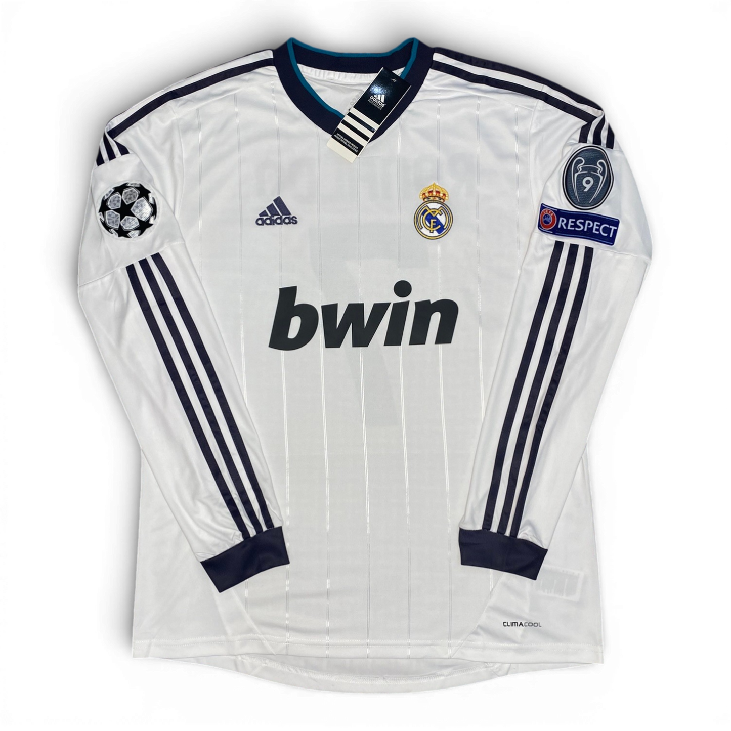 Real Madrid longsleeve home jersey. Season 12/13. Cristiano Ronaldo.