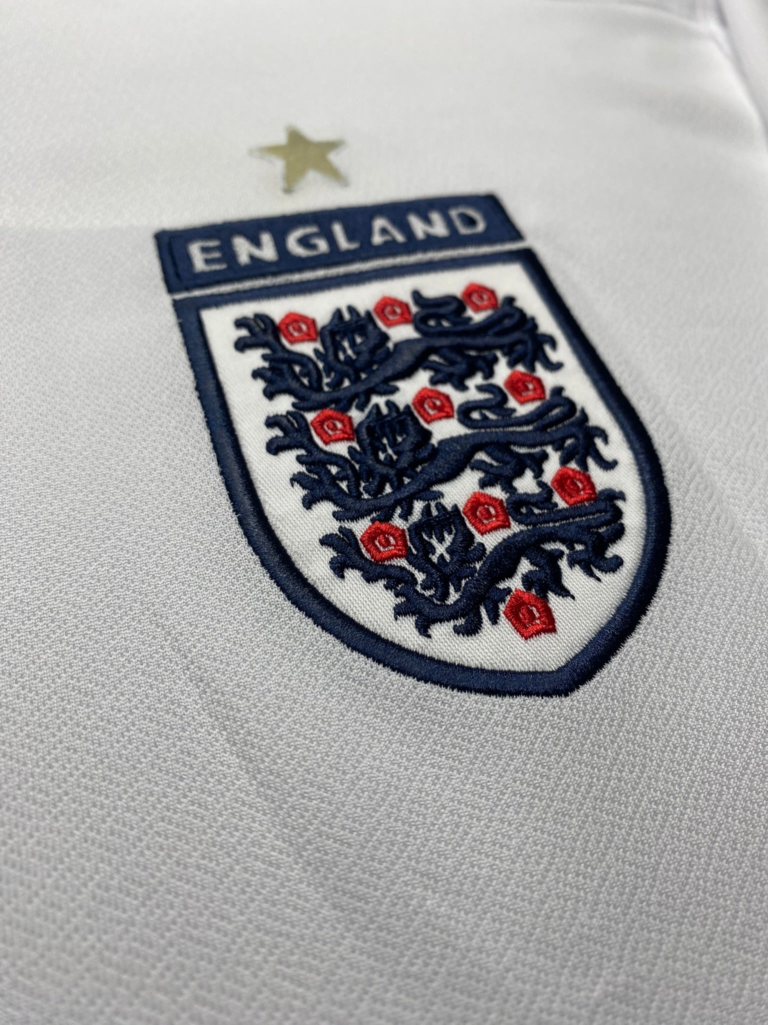 England's home jersey for the 2006 World Cup. Steven Gerrard.