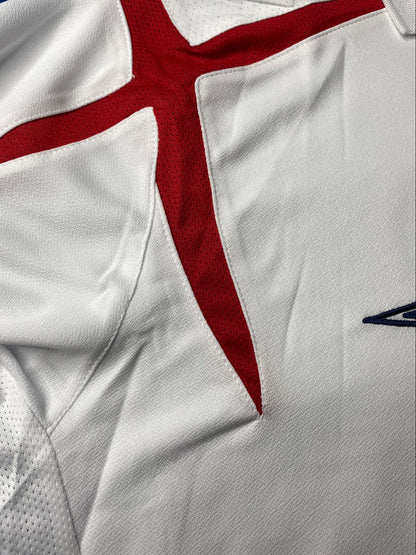 England's home jersey for the 2006 World Cup. Steven Gerrard.