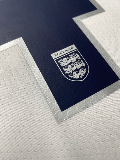 England's home jersey for the 2006 World Cup. Steven Gerrard.