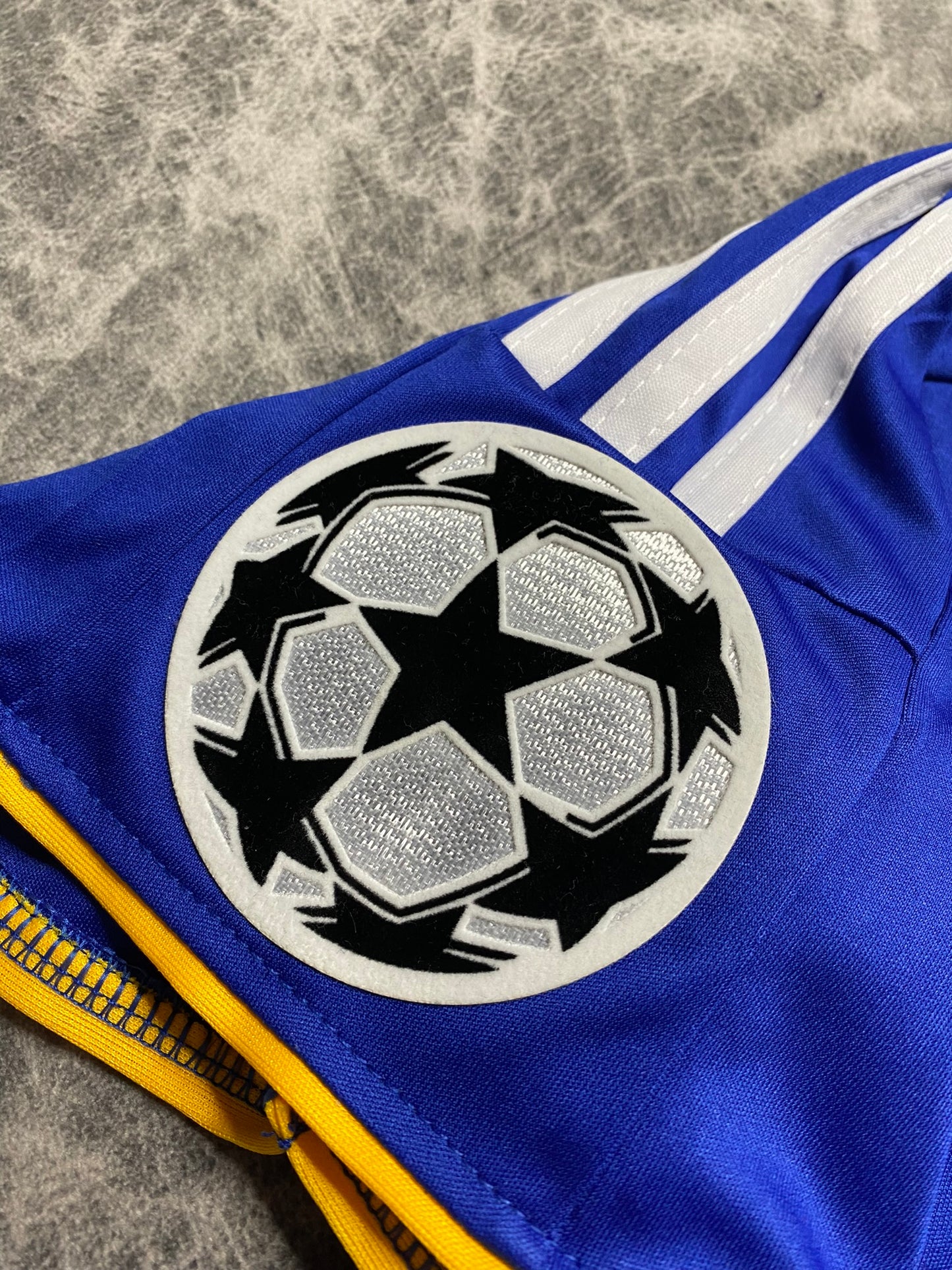 Chelsea's home jersey for the 2008 Champions League Final. Michael Ballack
