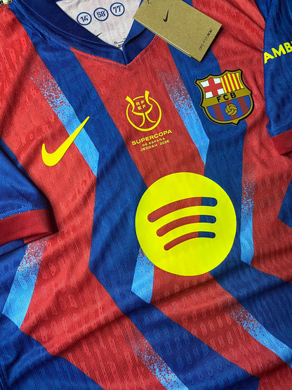 Barcelona Copa del Rey Final home jersey. Season 25/26. Raphinha.