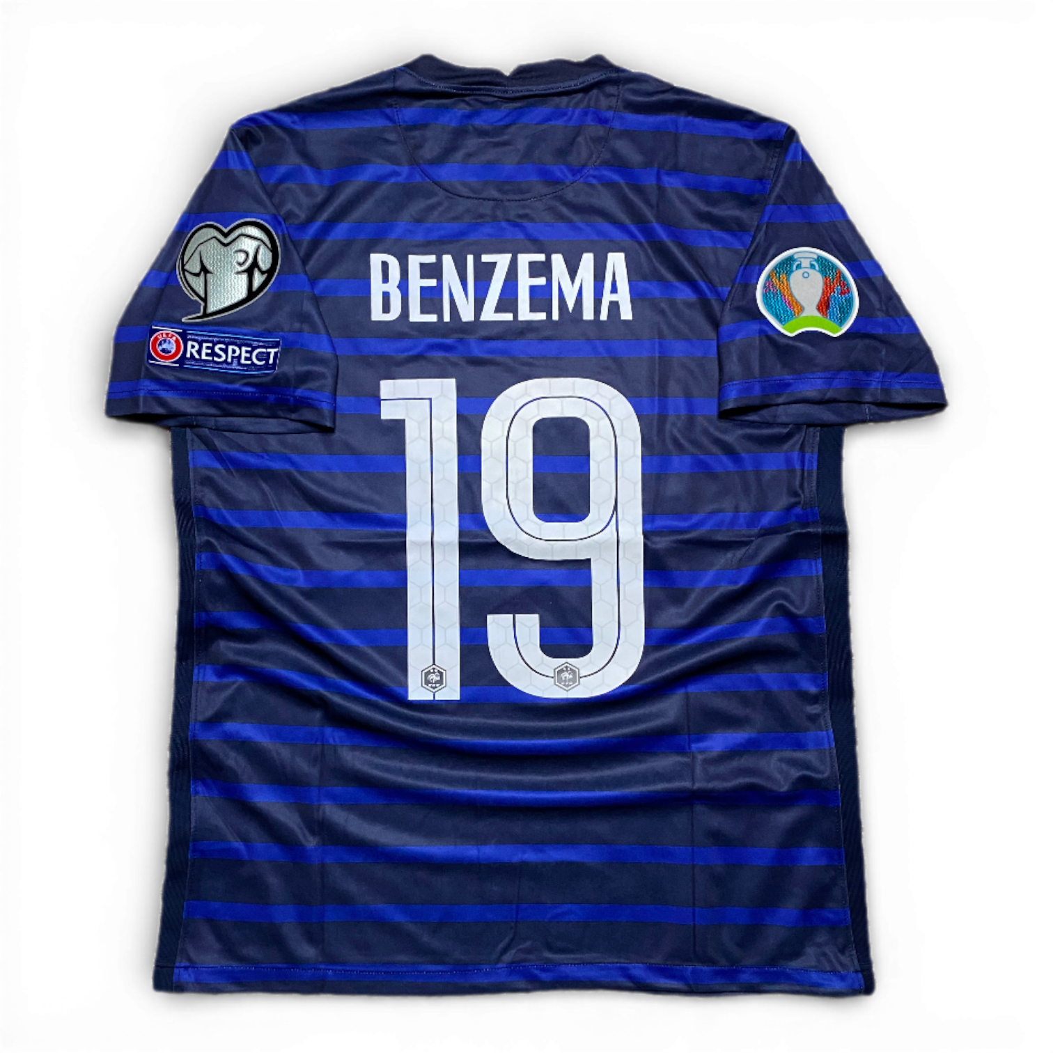 France's 2021 Home Jersey. Karim Benzema.