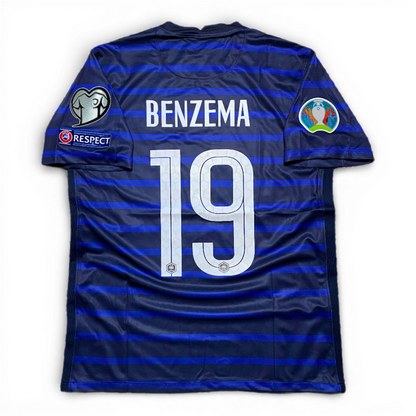France's 2021 Home Jersey. Karim Benzema.