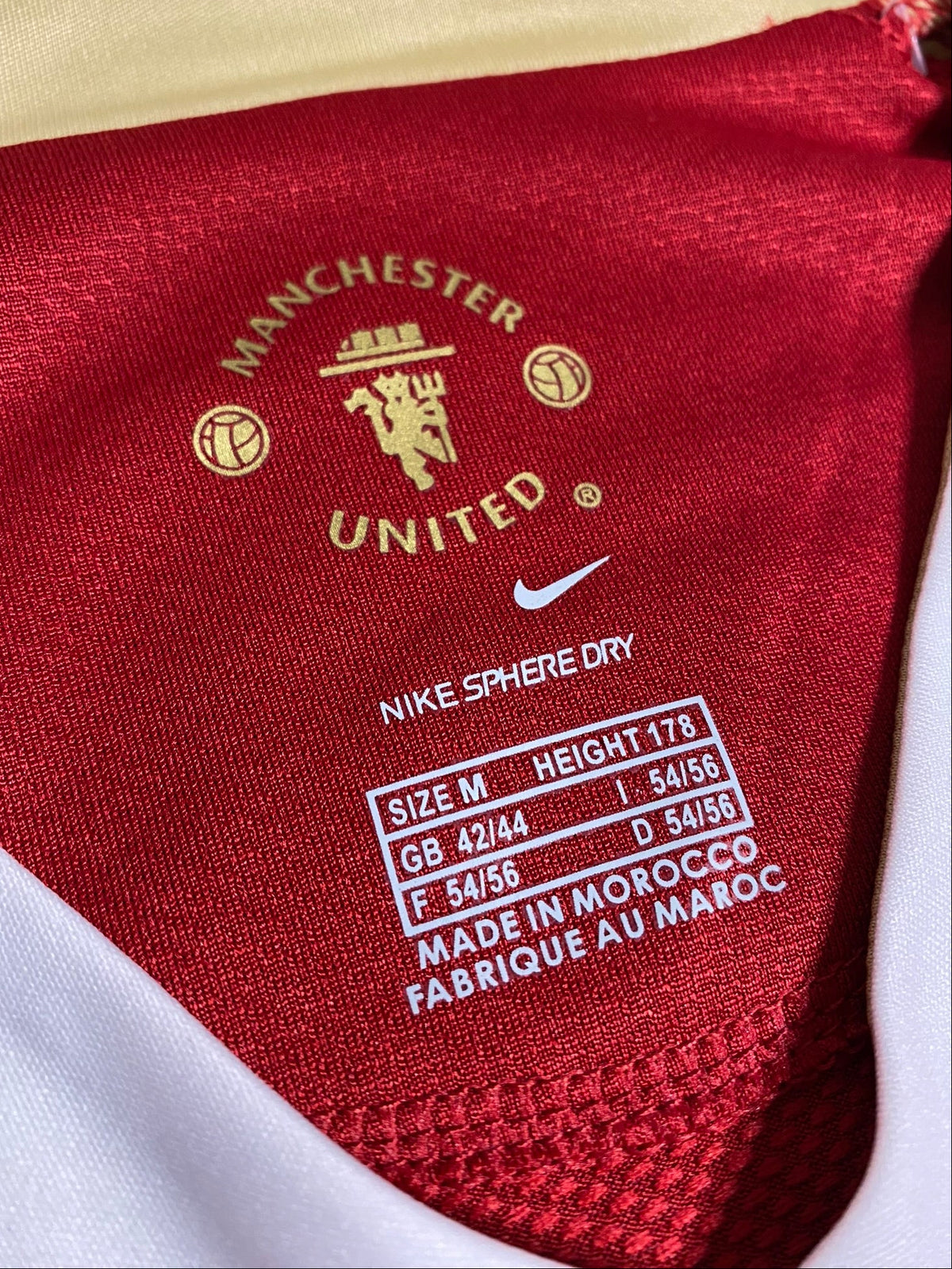 Manchester United home jersey. Season 06/07. Cristiano Ronaldo.