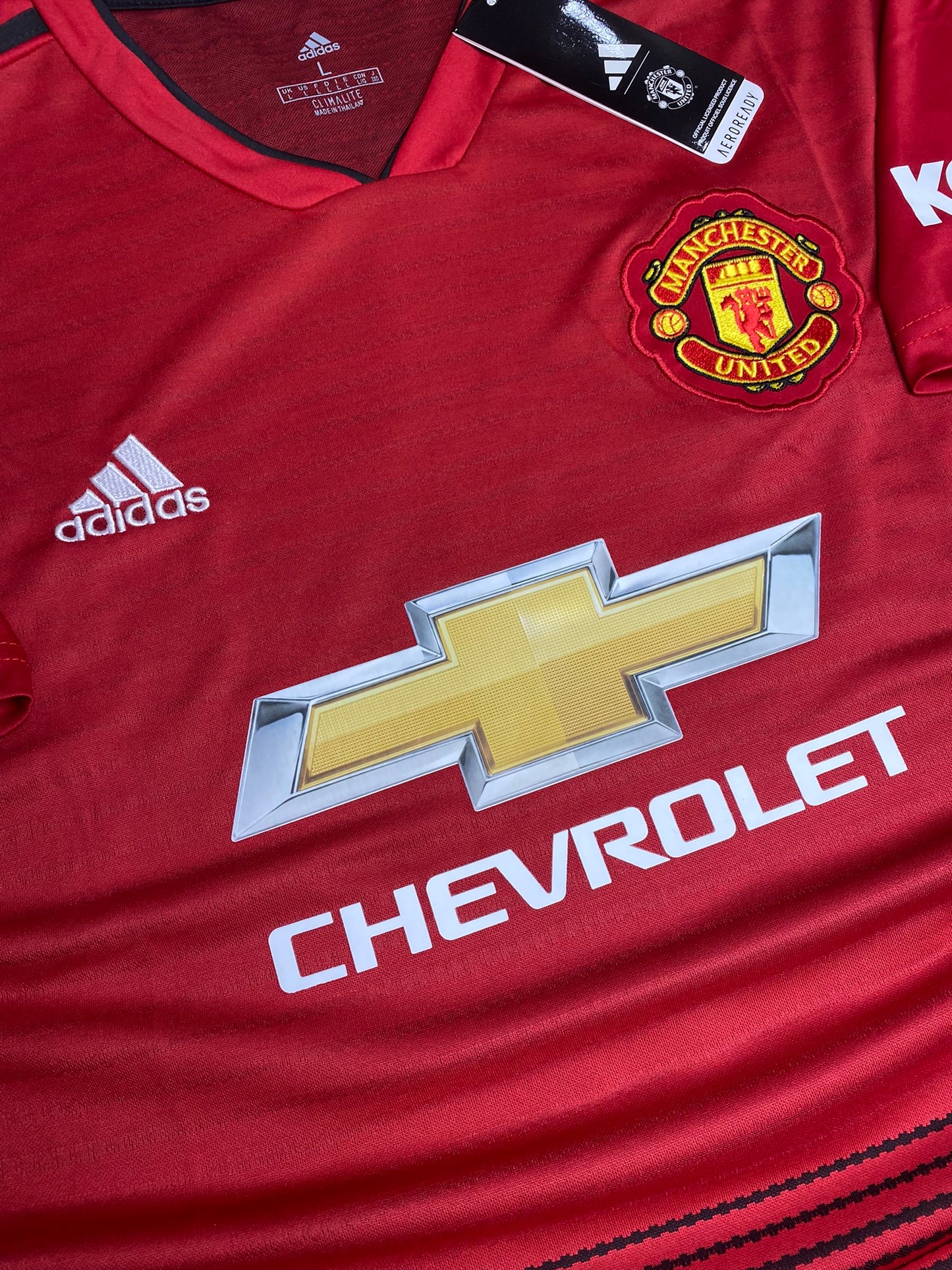 Manchester United home jersey. Season 18/19. Marcus Rashford.
