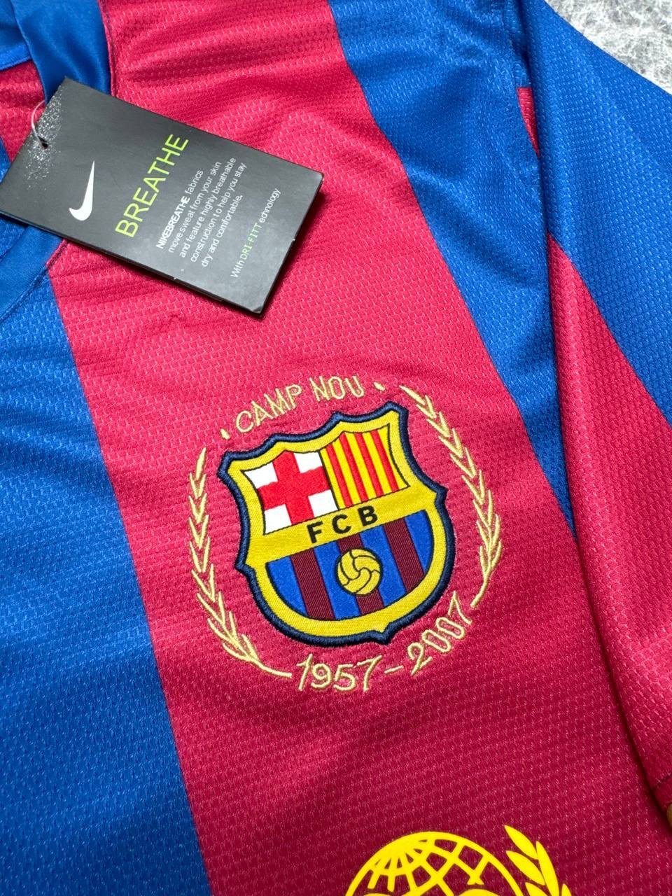 Barcelona home jersey. Season 07/08. Ronaldinho Gaucho.
