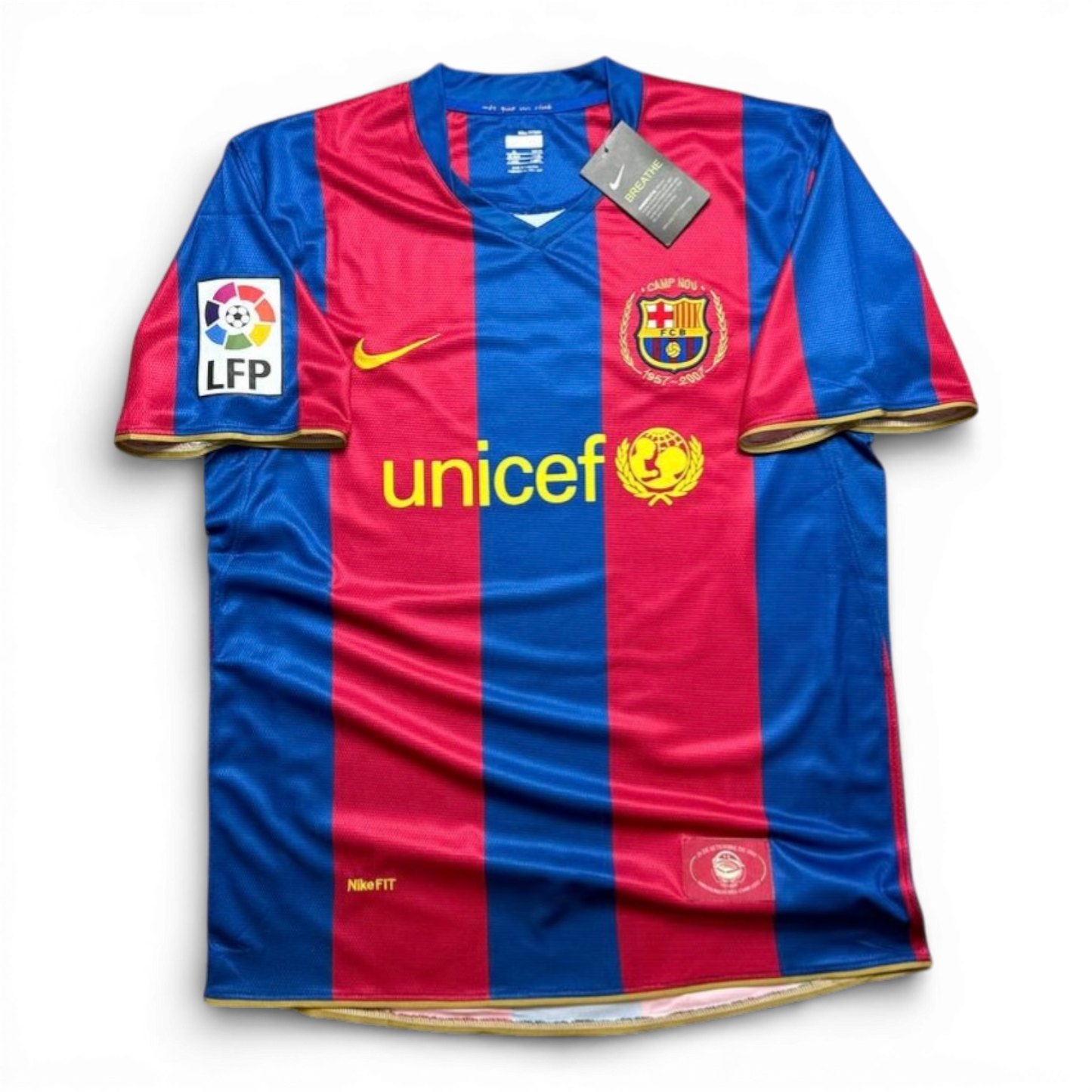 Barcelona home jersey. Season 07/08. Ronaldinho Gaucho.
