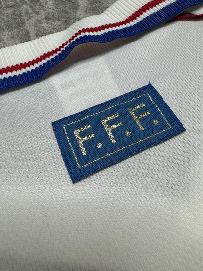 France's away jersey for the 1998 World Cup. Zinedine Zidane