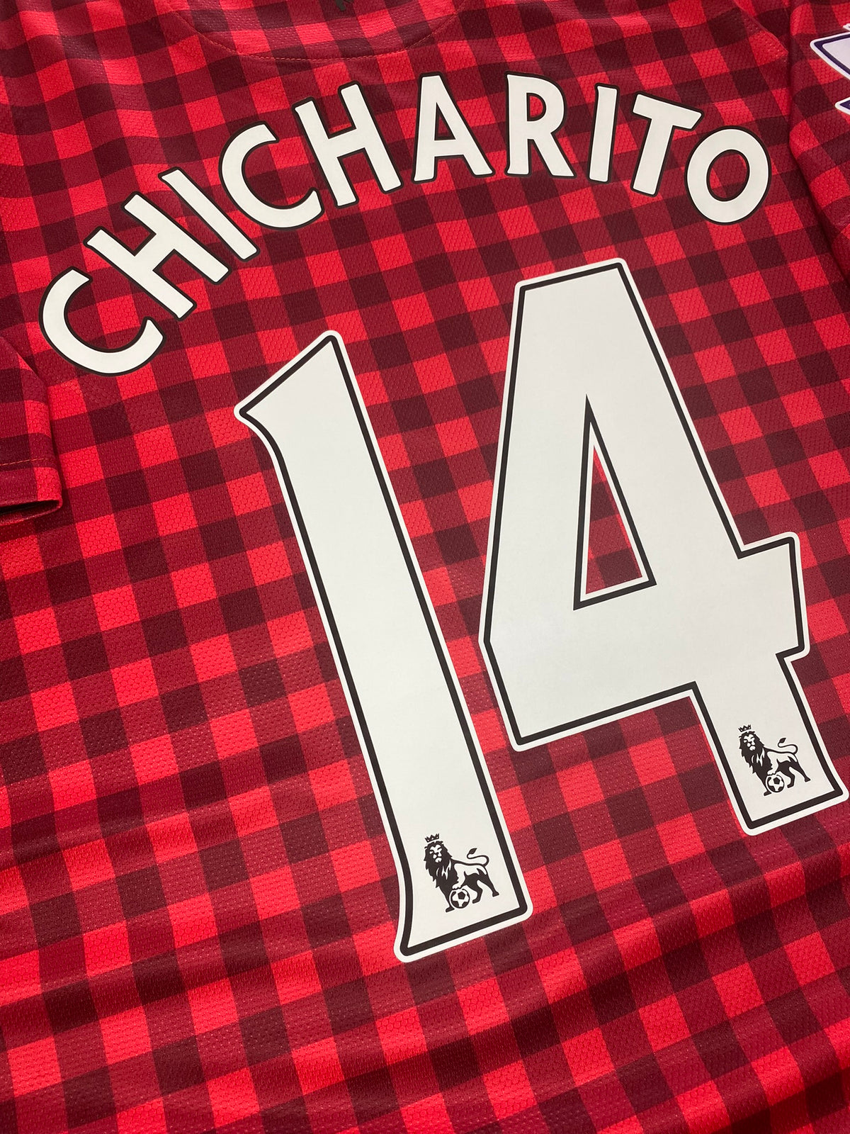 Manchetser United home jersey. Season 12/13. Javier "Chicharito" Hernandez