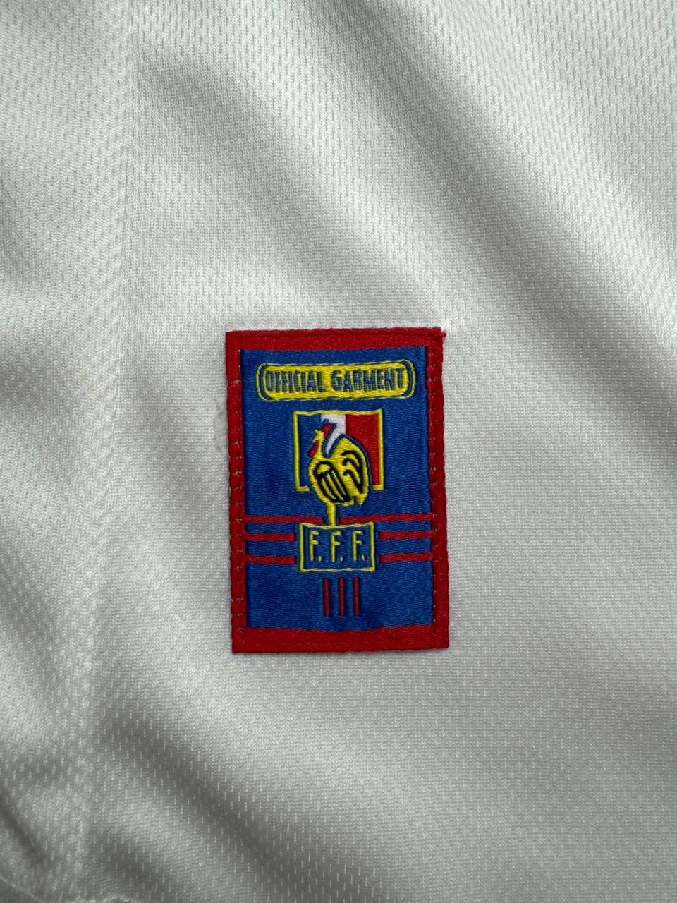 France's away jersey for the 1998 World Cup. Zinedine Zidane