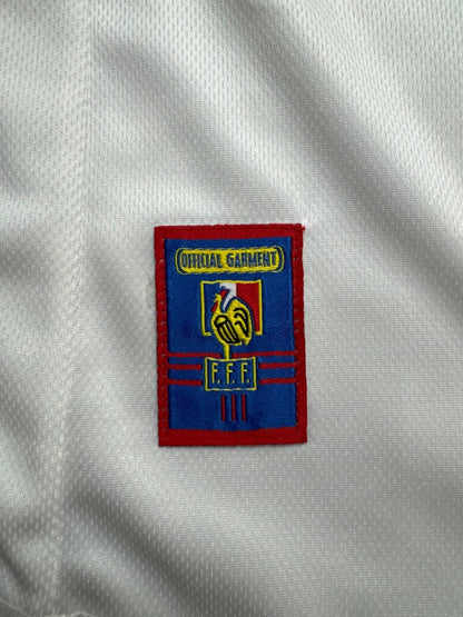 France's away jersey for the 1998 World Cup. Zinedine Zidane