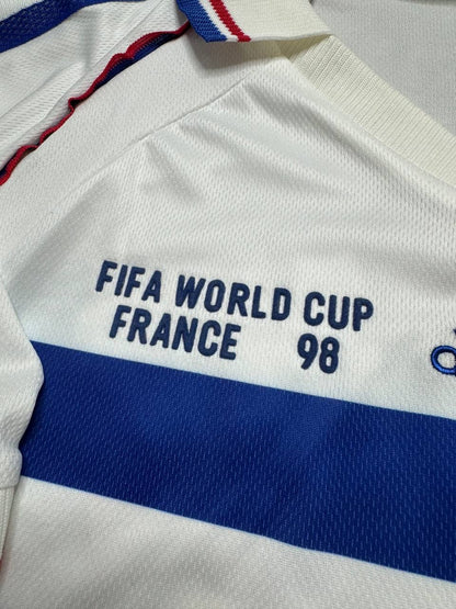 France's away jersey for the 1998 World Cup. Zinedine Zidane