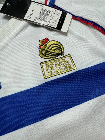 France's away jersey for the 1998 World Cup. Zinedine Zidane
