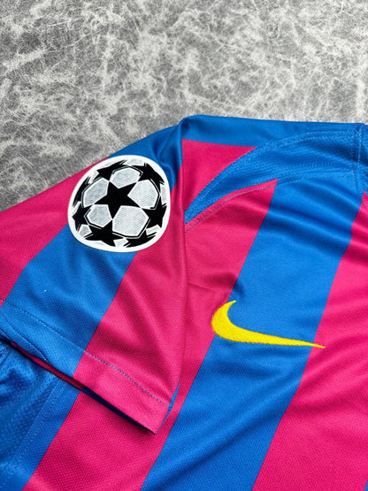 Barcelona's home jersey for the 2006 Champions League Final. Ronaldinho Gaucho.