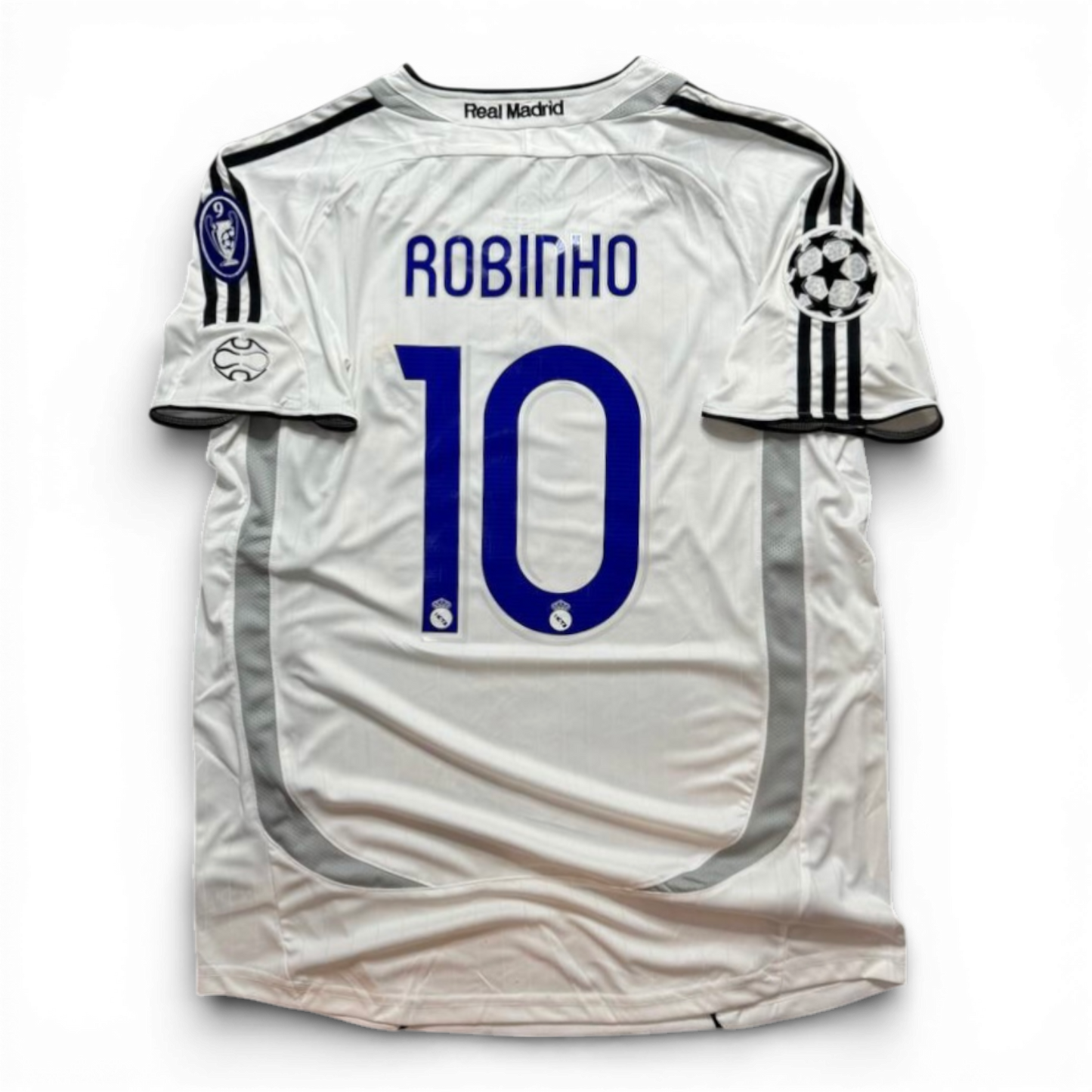 Real Madrid's home jersey. Season 06/07. Robinho Robson de Souza