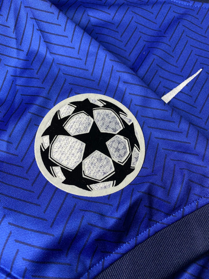 Chelsea's home jersey for the 2021 Champions League final. Ngolo Kante.