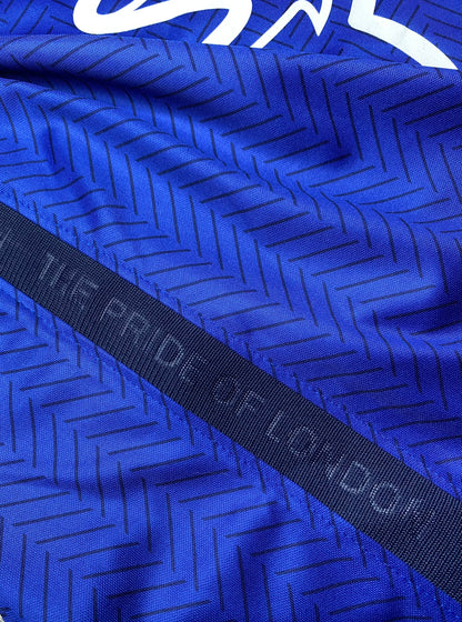 Chelsea's home jersey for the 2021 Champions League final. Ngolo Kante.