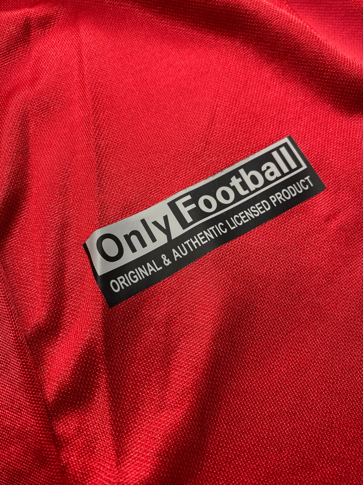 Manchester United's home jersey for the 1999 Champions League final. David Beckham