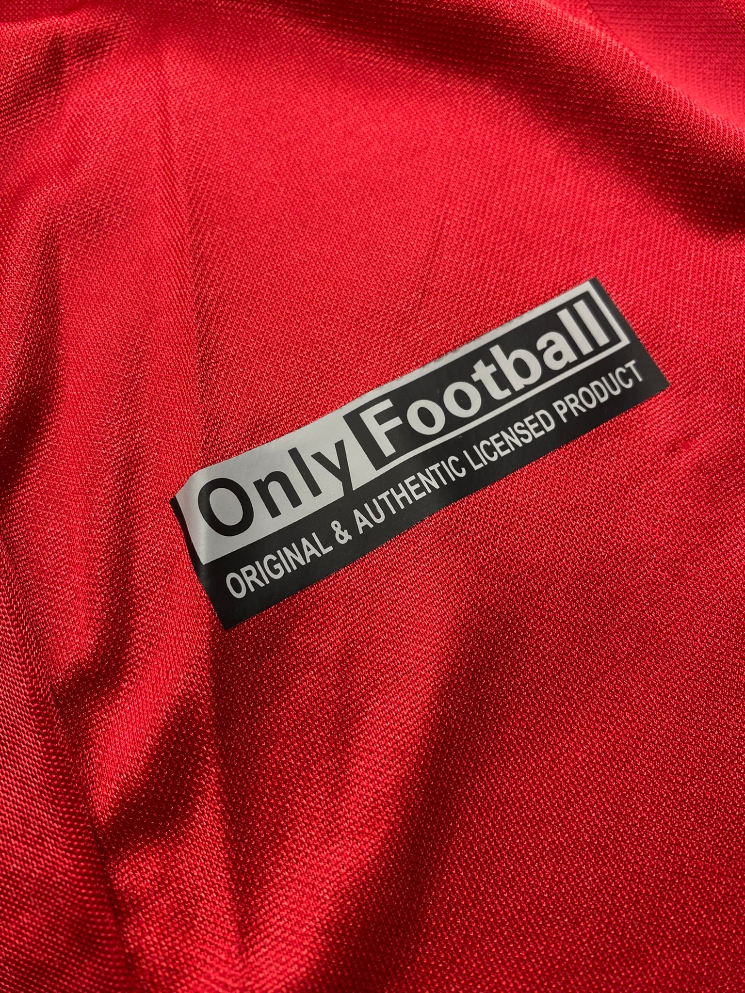 Manchester United's home jersey for the 1999 Champions League final. David Beckham