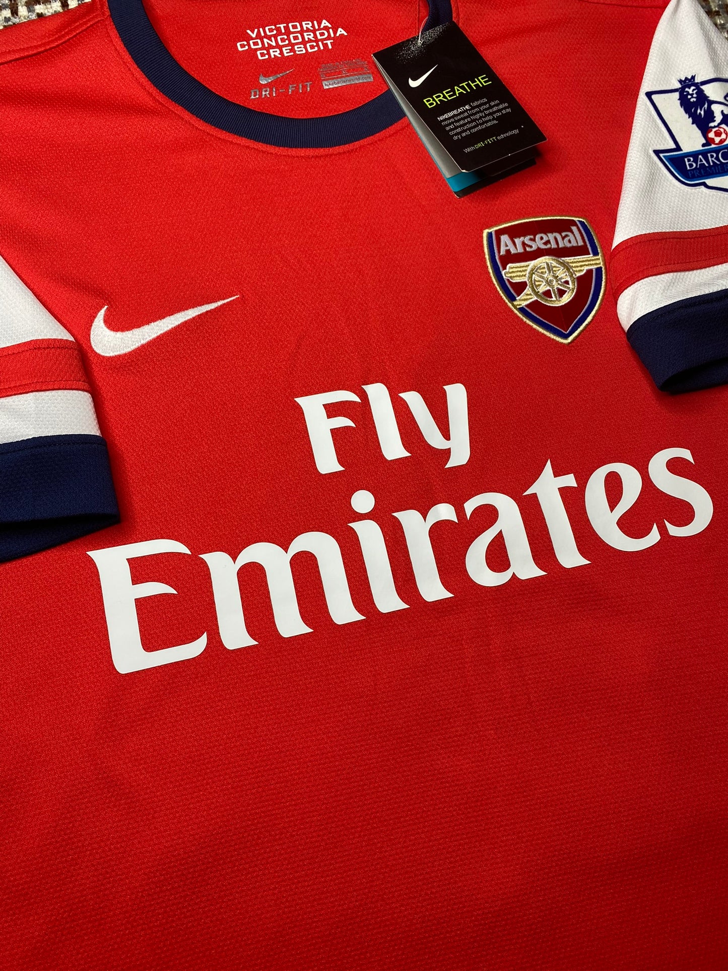 Arsenal's home jersey. Season 12/13. Mesut Ozil.