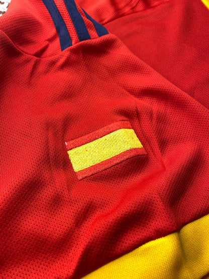 Spain's home jersey for the 2002 World Cup. Fernando Hierro