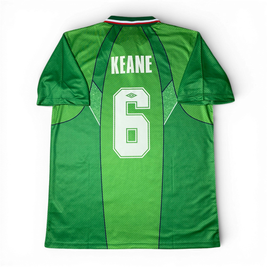 Ireland's 1994 home jersey. Roy Keane.