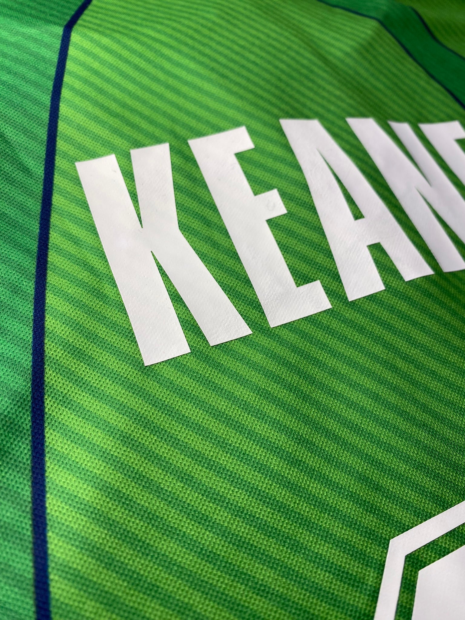 Ireland's 1994 home jersey. Roy Keane.