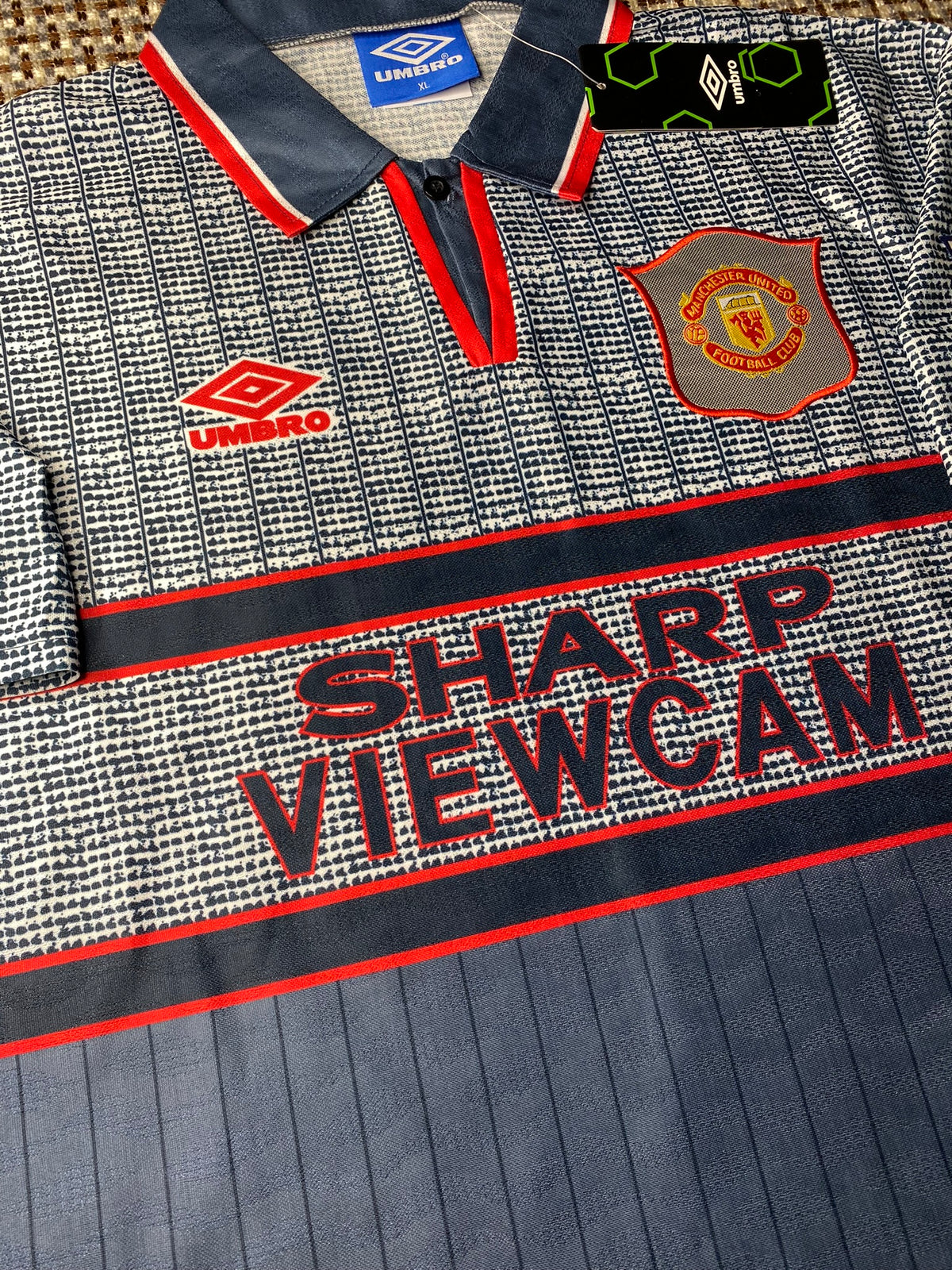Manchester United away jersey. Season 95/96. David Beckham