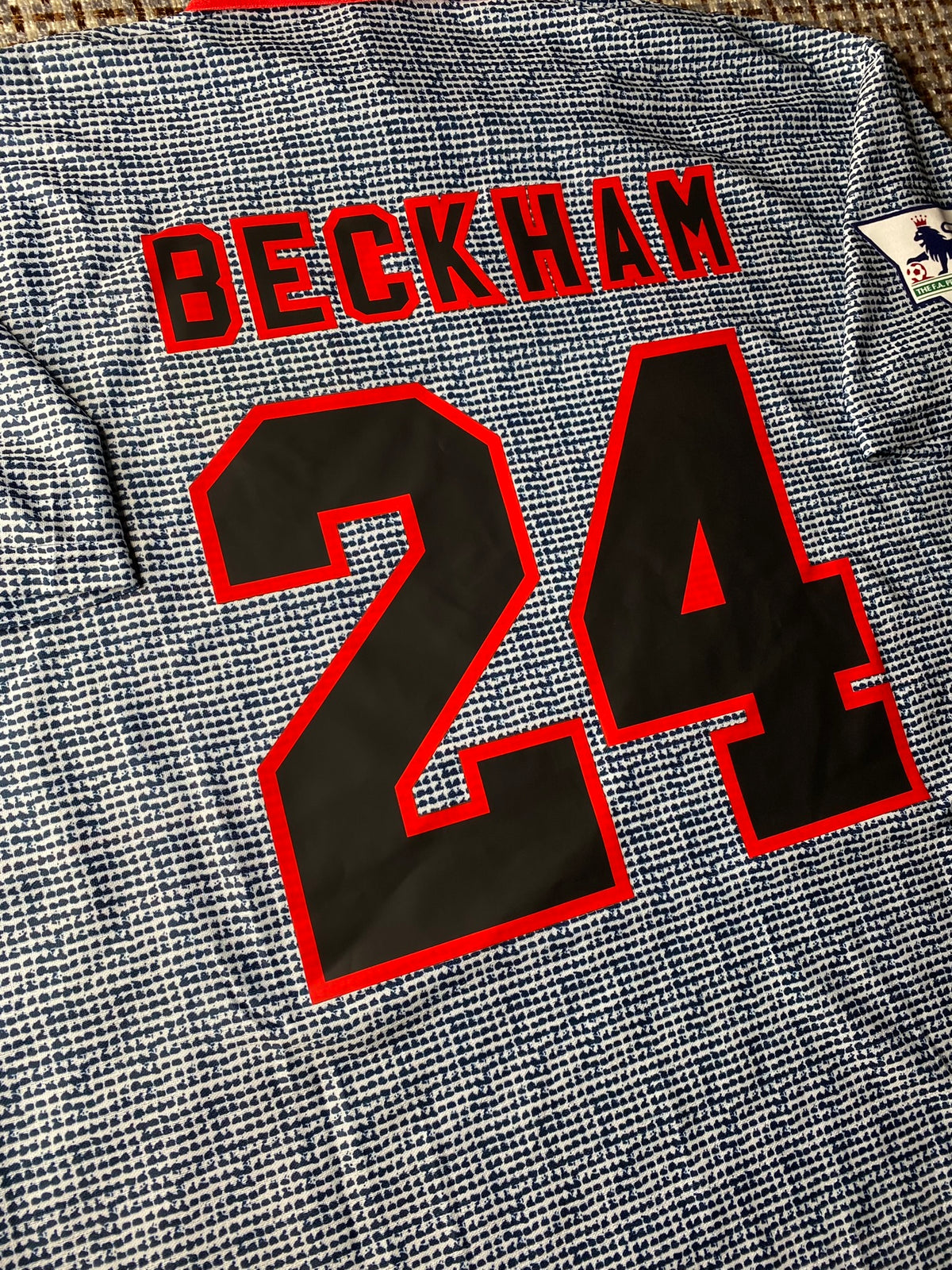 Manchester United away jersey. Season 95/96. David Beckham