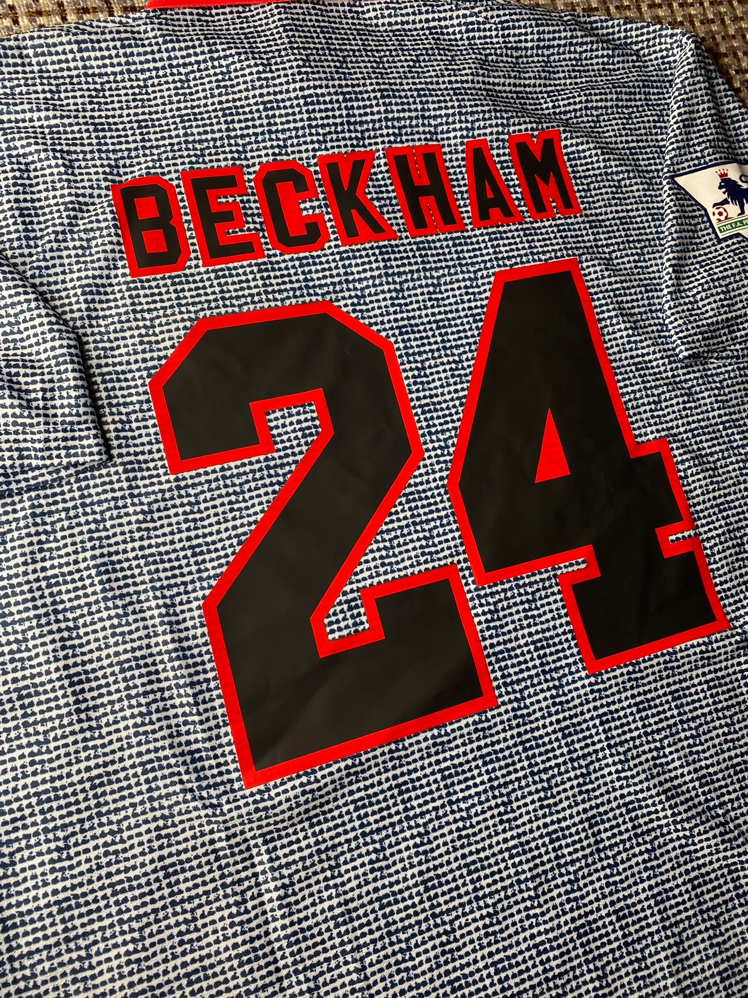 Manchester United away jersey. Season 95/96. David Beckham