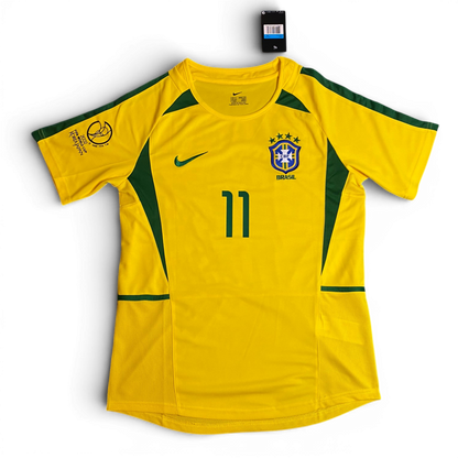 Brazil's home jersey for the 2002 World Cup. Ronaldinho Gaucho