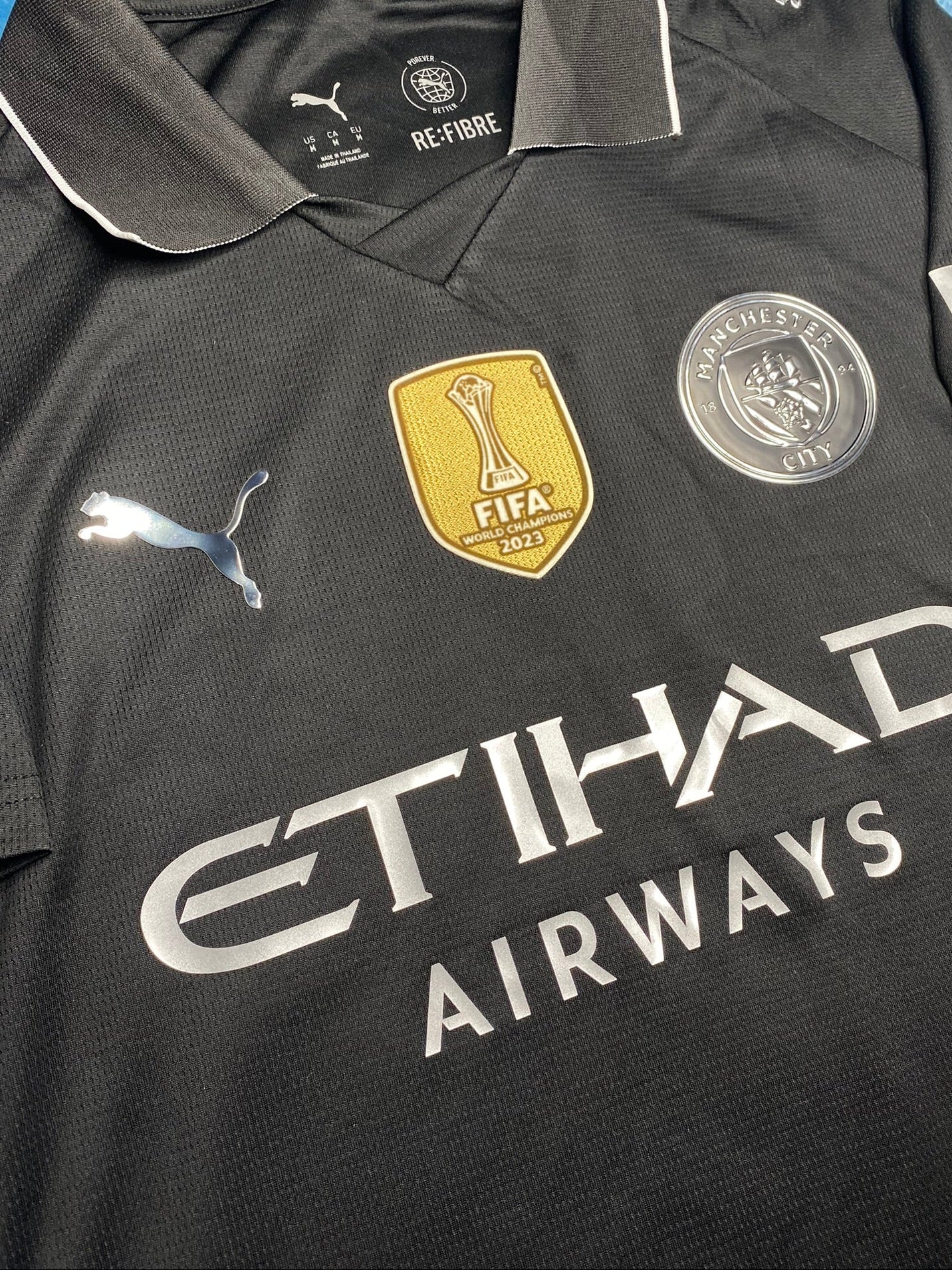 Manchester City away jersey. Season 25/26. Rayan Cherki.