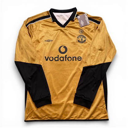 Manchester United reversible jersey commemorating the club's 100th anniversary. Season 01/02. Ruud Van Nistelrooy